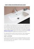 Buy Designer Wash Basin Online in Delhi - Bathaffair