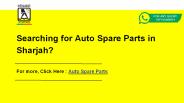 List of Automotive Spare Parts in Sharjah.
