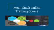 Mean Stack online Traning Course