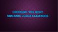 Choosing the Best Organic Colon Cleanser (1) PowerPoint PPT Presentation
