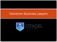 Cameroon Business Lawyers PowerPoint PPT Presentation