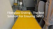 Benefits of FRP grating and other uses