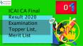ICAI CA Final Result 2020 Examination Topper List, Merit List PowerPoint PPT Presentation