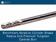Cylinder Shape Radius End Tungsten Carbide Burr