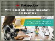 Why Is Website Design Important For Business