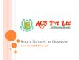 Study Nursing in Germany PowerPoint PPT Presentation