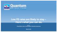 FD vs Quantum Multi Asset Fund of Funds