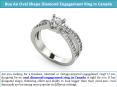 Buy An Oval Shape Diamond Engagement Ring in Canada