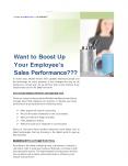 Want to boost up your employee's sales performance PowerPoint PPT Presentation