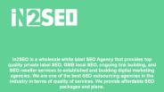 Best SEO Outsourcing Agency - In2SEO