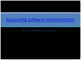 Accounting Software Implementation – Harshwal & Company LLP PowerPoint PPT Presentation
