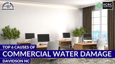 Top 6 Causes of Commercial Water Damage in Davidson NC (1) (1)