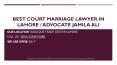 Let Know Way of Court Marriage in Pakistan (2021) Legally By Lawyer PowerPoint PPT Presentation