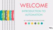 Introduction to Automation