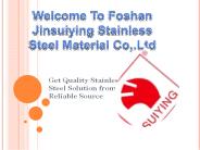 Stainless Steel Tube Suppliers