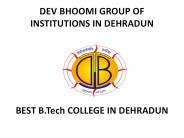 Best B. Tech College in Dehradun