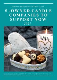 OWNED CANDLE COMPANIES TO SUPPORT NOW Surprise Candles