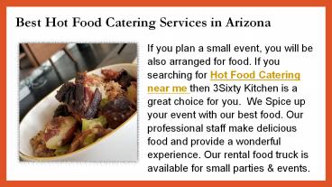 Order Food Catering Services in Guadalupe