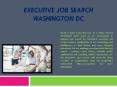 Executive Job Search Washington DC (4) PowerPoint PPT Presentation