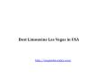 Best Limousine Las Vegas in USA PowerPoint PPT Presentation