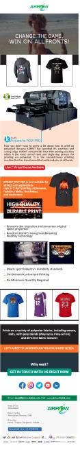 The Best Garment Printer | Arrow Digital PowerPoint PPT Presentation