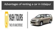 Advantages of renting a car in Udaipur
