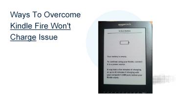 Easy Way To Fix Kindle Won’t Charge Issue