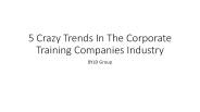 5 Crazy Trends in Corporate Training