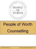 People of Worth Blackburn Counselling PowerPoint PPT Presentation