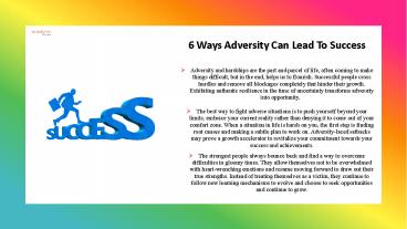 6 Ways Adversity Can Lead To Success