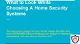PHT Security Systems PowerPoint PPT Presentation