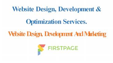 Website Design, Development & Optimization Services - First Page Marketing