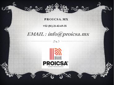 Servicios de construcción