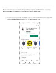 Timestamp camera For Auto Datetime Stamper8