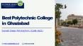 Best Polytechnic College in Ghaziabad PowerPoint PPT Presentation