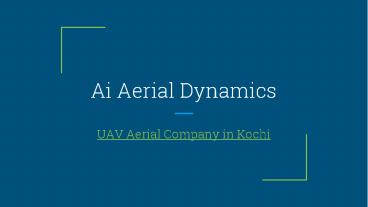 Drones in Kochi