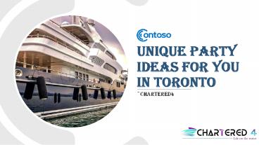 Unique Party Ideas For You In Toronto (1)