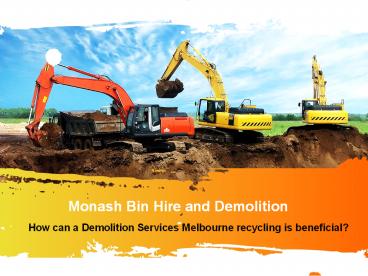 Demolition Melbourne