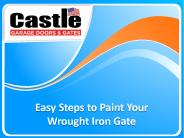 Easy Steps to Paint Your Wrought Iron Gate