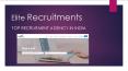 EliteRecruitments – Top Recruitment Agency in India PowerPoint PPT Presentation