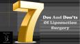 7 Dos And Don’ts Of Liposuction Surgery PowerPoint PPT Presentation