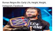 Roman Reigns Bio