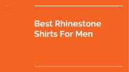 Best Rhinestone Shirts For Men