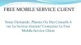 Free Mobile Service Client PowerPoint PPT Presentation