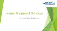 WATER TREATMENT COMPANY – INDUSTRIAL, COMMERCIAL & RESIDENTIAL