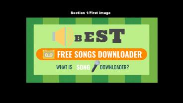 Best Free Songs Downloader