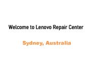 Lenovo service centre Australia