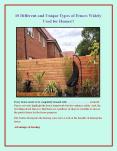 10 Different and Unique Types of Fences Widely Used for Homes!! PowerPoint PPT Presentation