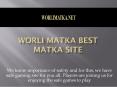 How to worli matka game play? PowerPoint PPT Presentation