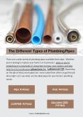 The Different Types of Plumbing Pipes PowerPoint PPT Presentation